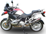 Exhaust Tip With Noise Certification Trioval Stainless Steel - Gpr Compatible With Bmw R 1200 Gs - Adventure (2004-2009)