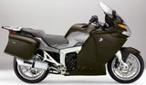 Exhaust Tip With Noise Certification Albus Ceramic White Aluminium - Gpr Compatible With Bmw K 1200 Gt (2006-2008)