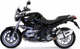 Exhaust Tip With Noise Certification Albus Ceramic White Aluminium - Gpr Compatible With Bmw R 1200 (2006-2010)
