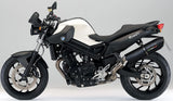 Exhaust Tip With Noise Certification Furore Aluminium Black - Gpr Compatible With Bmw F 800 R (2009-2014)