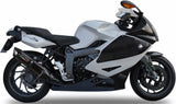 Exhaust Tip With Noise Certification Furore Aluminium Black - Gpr Compatible With Bmw K 1300 S - R (2009-2014)
