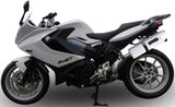 Exhaust Tip With Noise Certification Albus Ceramic White Aluminium - Gpr Compatible With Bmw F 800 Gt (2012-2016)