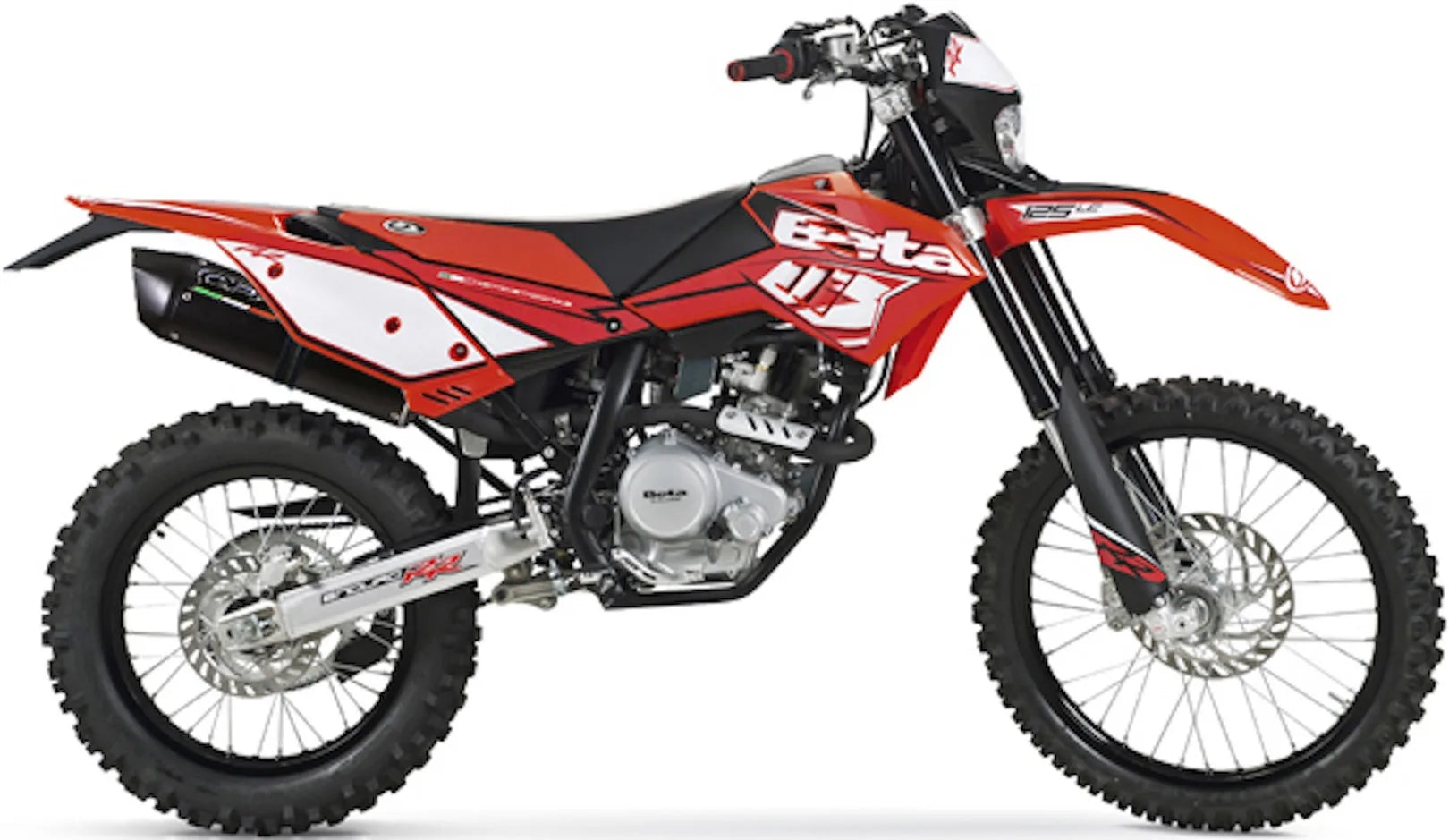 Exhaust Tip With Noise Certification Furore Aluminium Black - Gpr Compatible With Beta Rr 125 Enduro Lc 4T (2010-2018)