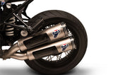 Complete Non-Catalytic Exhaust System With Sound Certification Conical Stainless Steel Aluminium Cap - Termignoni Compatible With Bmw Ninety (2016-2020)