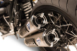 Complete Non-Catalytic Exhaust System With Sound Certification Conical Stainless Steel Aluminium Cap - Termignoni Compatible With Bmw Ninety (2016-2020)
