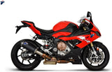 Complete Non-Catalytic Exhaust System With Sound Certification Relevance Titanium Black Carbon Cap - Termignoni Compatible With Bmw S 1000 Rr (2019-2020)