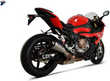 Complete Non-Catalytic Exhaust System With Sound Certification Relevance Titanium Carbon Cap - Termignoni Compatible With Bmw S 1000 Rr (2019-2020)