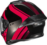Full-Face Motorcycle Helmet Hjc C71 Advanced Polycarbonate Mc1 Faber Size 08 M