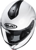 Flip-Up Motorcycle Helmet Hjc C91N Advanced Polycarbonate Composite Pearl White Size 07 S