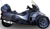 Exhaust Tip With Noise Certification Albus Ceramic White Aluminium - Gpr Compatible With Can Am Spyder 1000 Gs (2007-2009)