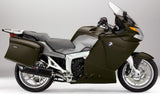 Complete Catalytic Exhaust System With Sound Certification Furore Aluminium Black - Gpr Compatible With Bmw K 1200 Gt (2006-2008)