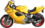 Dual Catalytic Exhaust Tips With Sound Certification Furore Aluminium Black - Gpr Compatible With Ducati St4 - S (1999-2005)