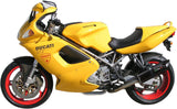 Dual Catalytic Exhaust Tips With Sound Certification Furore Aluminium Black - Gpr Compatible With Ducati St4 - S (1999-2005)