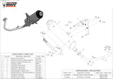 Complete Catalytic Exhaust System With Sound Certification Urban Stainless Steel - Mivv Compatible With Honda Sh 300 (2007-2014)