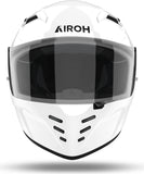 Full-Face Motorcycle Helmet Airoh Connor - Cn14 Thermoplastic Hrt Gloss White Color Size S