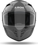 Full-Face Motorcycle Helmet Airoh Connor - Cn99 Thermoplastic Hrt Anthracite Gloss Color Size S