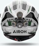 Full-Face Motorcycle Helmet Airoh Connor - Cnal17 Thermoplastic Hrt Gloss Alligator Size Xs