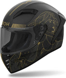 Full-Face Motorcycle Helmet Airoh Connor - Cntit35 Thermoplastic Hrt Matte Titanium Size M