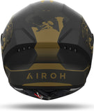 Full-Face Motorcycle Helmet Airoh Connor - Cntit35 Thermoplastic Hrt Matte Titanium Size M