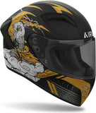 Full-Face Motorcycle Helmet Airoh Connor - Cnz35 Thermoplastic Hrt Matte Zeus Size M