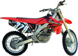 Complete Non-Catalytic Exhaust System With Sound Certification Furore Aluminium Black - Gpr Compatible With Honda Crf 250 R (2006-2009)