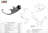 Complete Catalytic Exhaust System With Sound Certification Urban Stainless Steel - Mivv Compatible With Piaggio X8 125 (2004-2006)