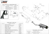 Complete Non-Catalytic Exhaust System With Sound Certification Urban Stainless Steel - Mivv Compatible With Suzuki An 400 Burgman (2006-2016)