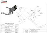 Complete Non-Catalytic Exhaust System With Sound Certification Urban Stainless Steel - Mivv Compatible With Suzuki An 250 Burgman (1998-2002)