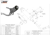 Complete Catalytic Exhaust System With Sound Certification Urban Stainless Steel - Mivv Compatible With Suzuki An 250 Burgman (1998-2002)