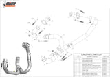 Non-Catalytic Connector Pipe - Mivv Compatible With Ducati Hypermotard 1100 Evo (2010-2012)