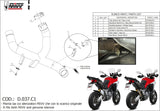 Non-Catalytic Connector Pipe - Mivv Compatible With Ducati Multistrada 1200 Enduro (2016-2018)