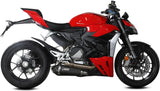 Catalytic Exhaust Tip With Sound Certification Delta Race Steel Black Carbon - Mivv Compatible With Ducati Panigale V2 (2020-2024)
