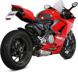 Non-Catalytic Exhaust Tip With Sound Certification Delta Race Stainless Steel Carbon - Mivv Compatible With Ducati Streetfighter V2 (2022-2024)
