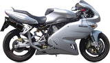 Dual Exhaust System With Sound Certification Furore Aluminium Black - Gpr Compatible With Ducati Super Sport 750 Ss (1999-2002)