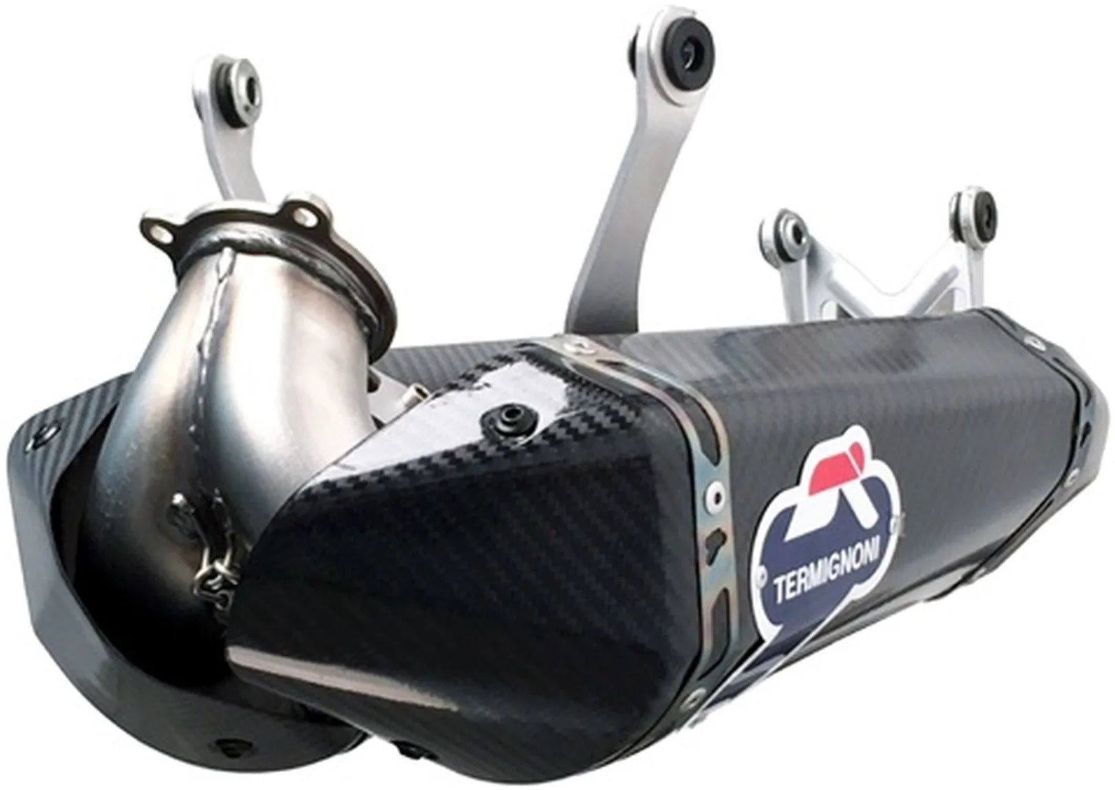 Dual Exhaust System Without Catalytic Converters And Without Sound Certification Carbon T - Termignoni Compatible With Ducati Panigale 1199 R (2012-2018)