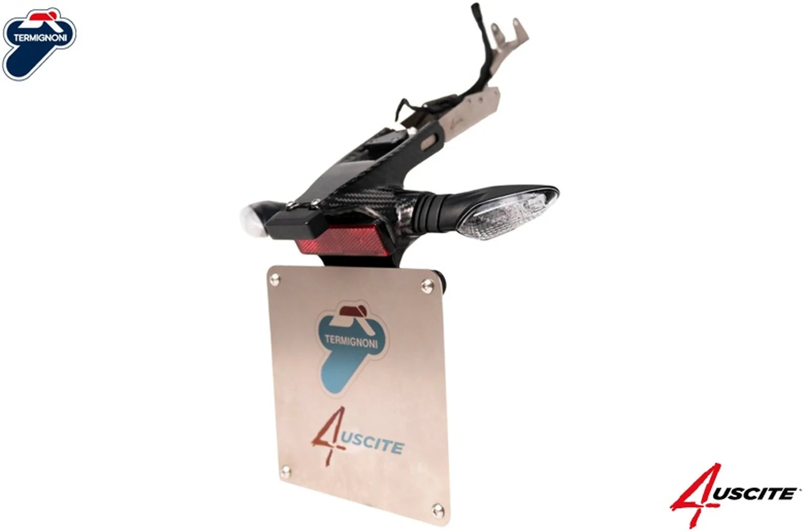 License Plate Support 4 Uscite - Termignoni Compatible With Ducati Panigale V4 R (2018-2021)