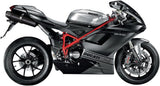 Dual Catalytic Exhaust Tips With Sound Certification Furore Aluminium Black - Gpr Compatible With Ducati 848 (2007-2013)