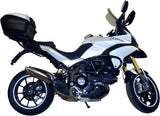 Catalytic Exhaust Tip With Sound Certification Trioval Stainless Steel - Gpr Compatible With Ducati Multistrada 1200 (2010-2014)