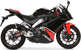 Complete Catalytic Exhaust System With Sound Certification Ghost Aluminium - Gpr Compatible With Derbi Gpr 125 (2009-2010)