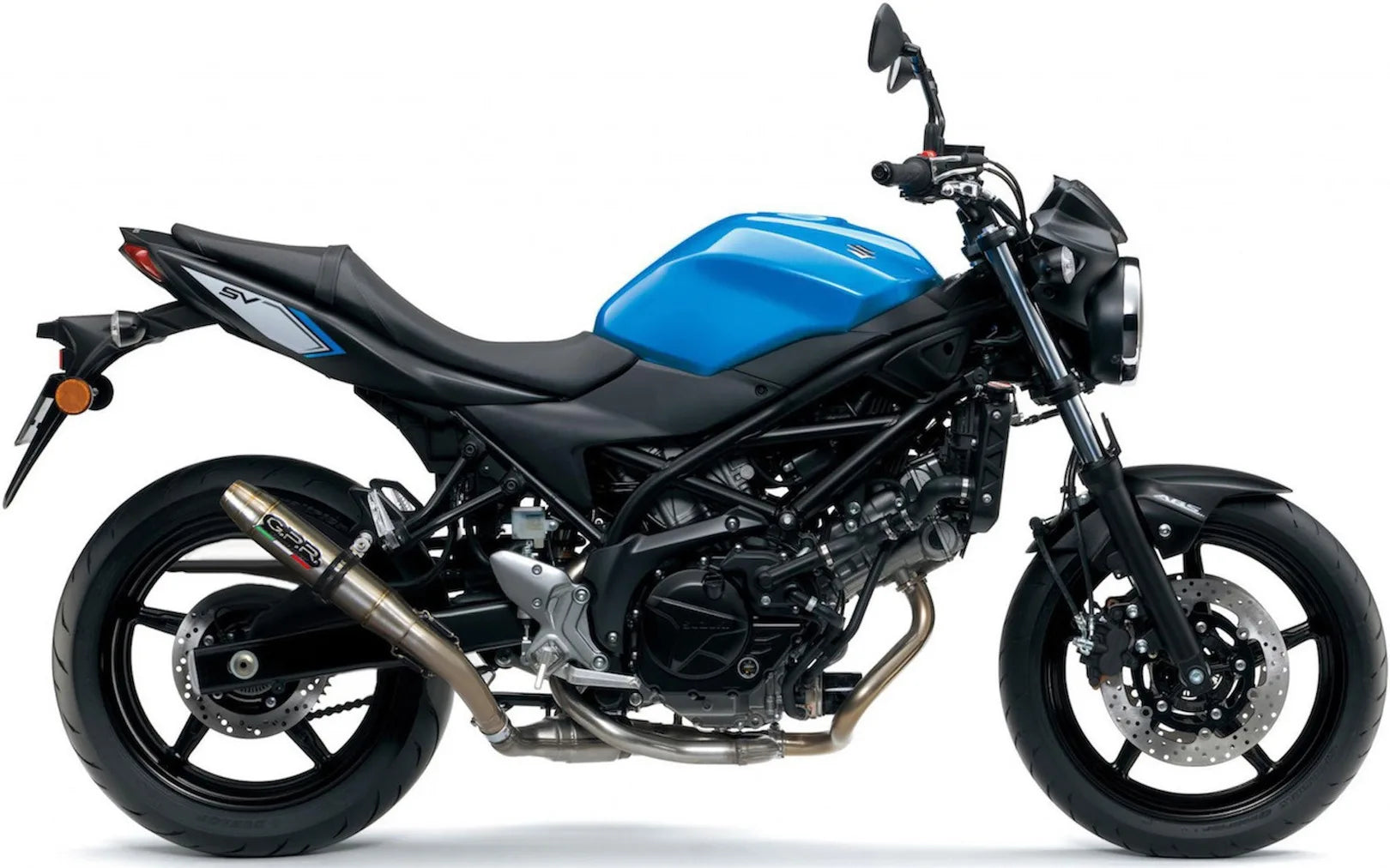 Exhaust Tip With Noise Certification Deeptone Stainless Steel - Gpr Compatible With Suzuki Sv 650 A (2016-2020)