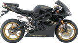 Exhaust Tip With Noise Certification Deeptone Stainless Steel - Gpr Compatible With Triumph Daytona 675 (2006-2008)