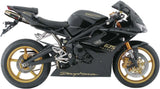 Exhaust Tip With Noise Certification Deeptone Stainless Steel - Gpr Compatible With Triumph Daytona 675 (2006-2008)