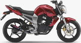 Complete Non-Catalytic Exhaust System With Sound Certification Deeptone Stainless Steel - Gpr Compatible With Yamaha Fz-16 Byson 160 (2010)