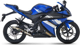 Complete Catalytic Exhaust System With Sound Certification Deeptone Stainless Steel - Gpr Compatible With Yamaha Yzf-R 125 Ie (2014-2016)
