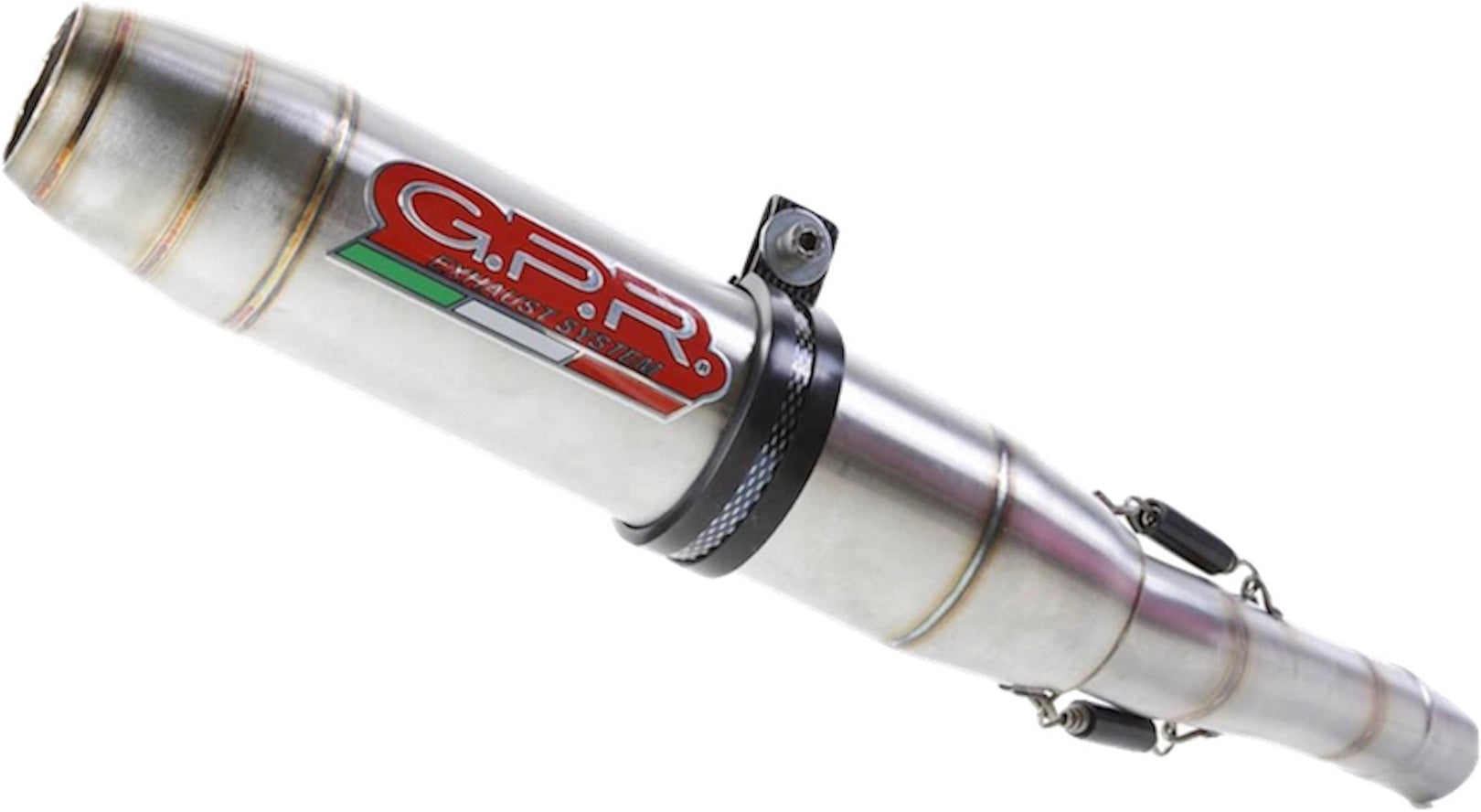 Complete Non-Catalytic Exhaust System With Sound Certification Deeptone Atv Stainless Steel - Gpr Compatible With Access Baja 300 (2005-2021)