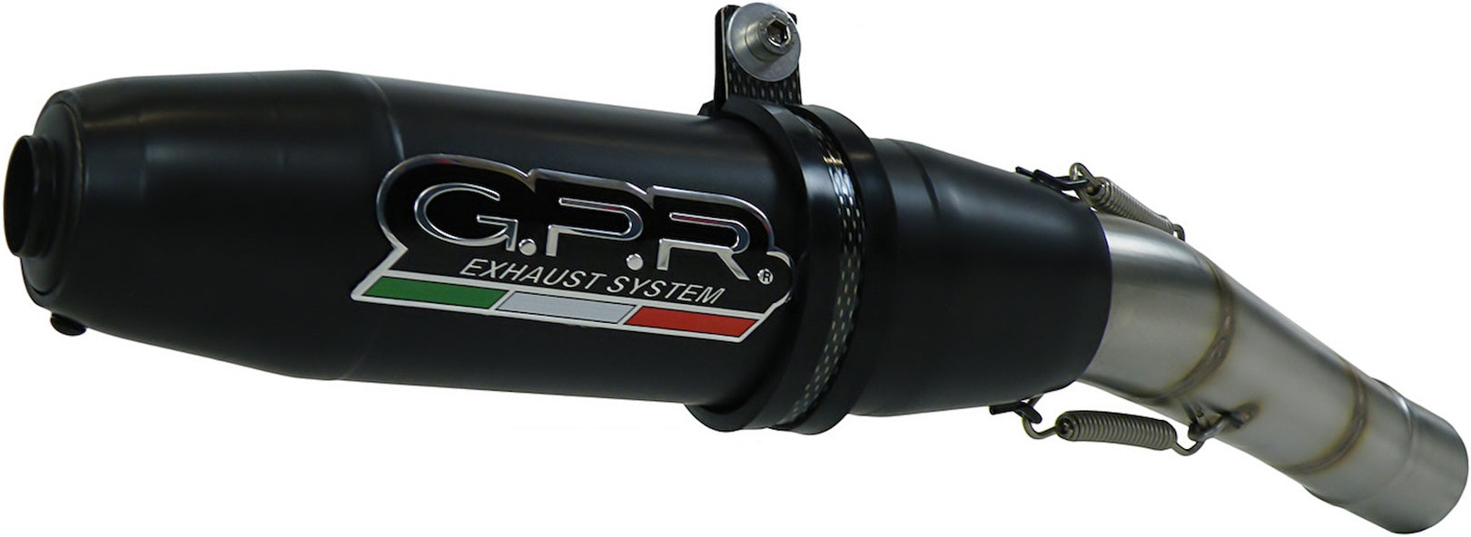 Complete Catalytic Exhaust System With Sound Certification Deeptone Black Stainless Steel - Gpr Compatible With Zontes Zt 310 R X T (2021-2023)