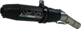 Complete Catalytic Exhaust System With Sound Certification Deeptone Black Stainless Steel - Gpr Compatible With Zontes Zt 310 X T (2018-2020)