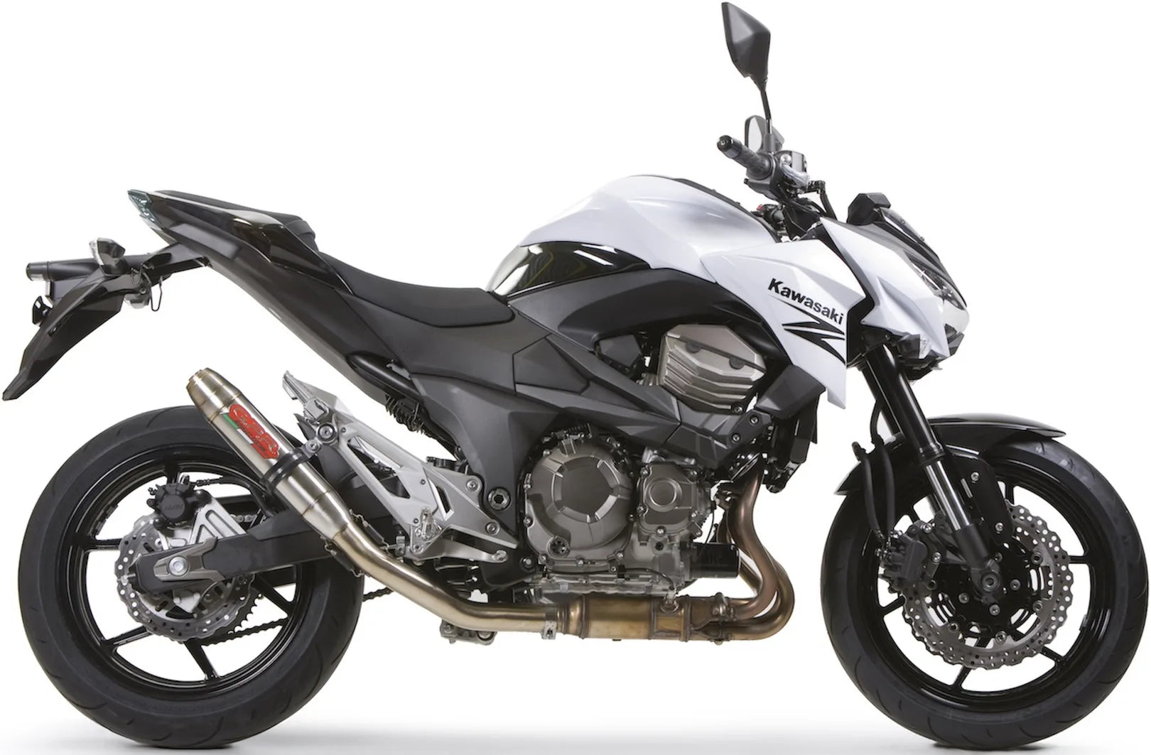 Exhaust Tip With Noise Certification Deeptone Stainless Steel - Gpr Compatible With Kawasaki Z 800 (2013-2016)