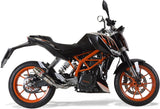 Catalytic Exhaust Tip With Sound Certification Deeptone Stainless Steel - Gpr Compatible With Ktm 390 Duke (2013-2016)