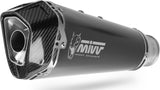 Complete Exhaust System Without Catalytic Converter And Without Sound Certification Delta Race Steel Black Carbon - Mivv Compatible With Suzuki Gsx-S 125 (2017-2020)